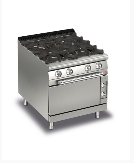 BARON GAS RANGES WITH OVEN Q70PCF/GE8003